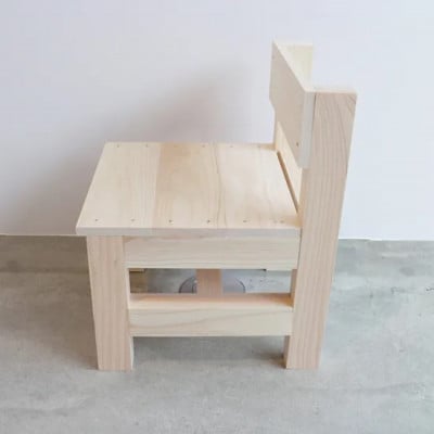 【ひのき香る工作キット】フラワーチェア【AT010】