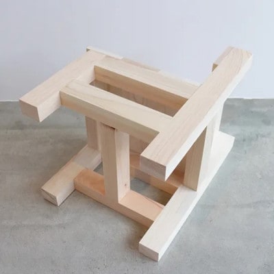 【ひのき香る工作キット】フラワーチェア【AT010】