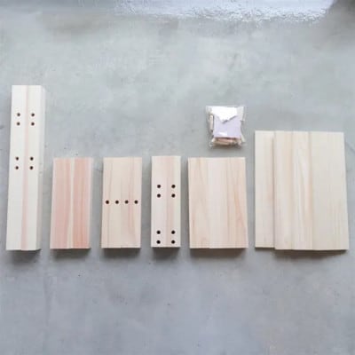 【ひのき香る工作キット】フラワーチェア【AT010】