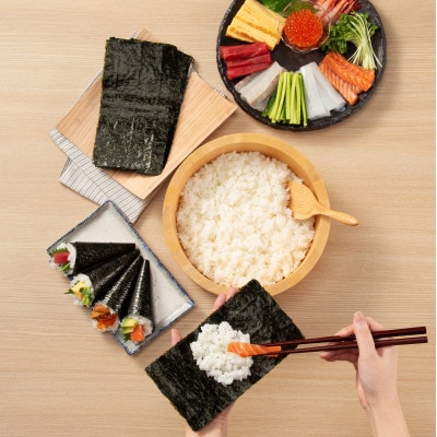 【毎月定期便】かね岩海苔 有明海産焼のり極撰プレミアム10枚入り ×5個　【AN017】全3回