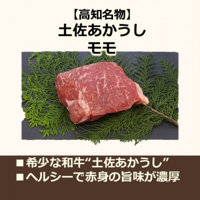 土佐あかうし 塊肉ステーキ 約500g　もも【AM046】