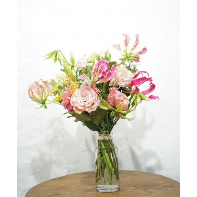 季節のおすすめ生花花束 ブーケM 1束【CG021】