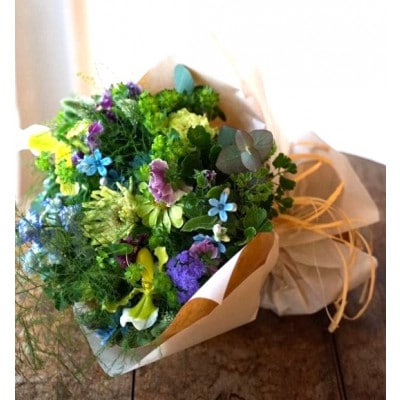 季節のおすすめ生花ナチュラル花束 ブーケ 1束【CG017】