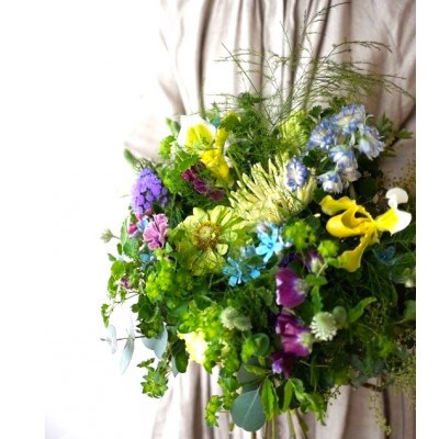 季節のおすすめ生花ナチュラル花束 ブーケ 1束【CG017】