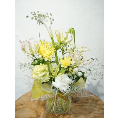 【毎月定期便】おすすめ生花アレンジメントM【CG006】全12回