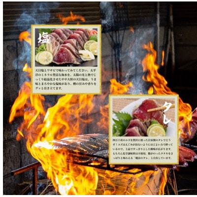【高知名産】完全ワラ焼き鰹タタキ龍馬タタキ　計約700g【AM003】
