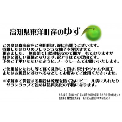 【さとふる限定】青ゆず3kg(訳アリ)