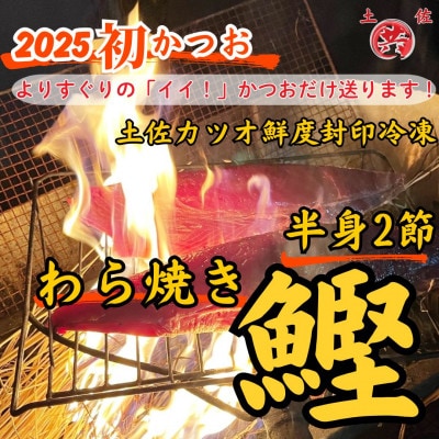 特別にイイかつおを選別!高知直送かつおのわら焼きたたき 半身2節