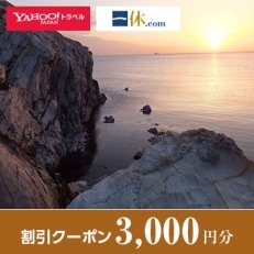 【島根県隠岐の島町】一休.com・Yahoo!トラベル割引クーポン(3,000円分)