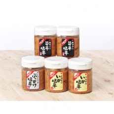 塩釜市場の塩辛5本セット