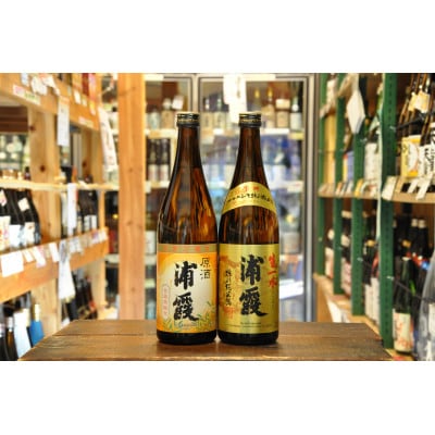 浦霞　生一本・原酒セット(720ml×各1本)