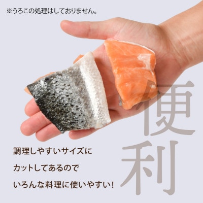 訳あり　2.1kg　骨取り　うす塩　冷凍　アトランティックサーモン　塩竈水産食品　宮城県　塩竈市