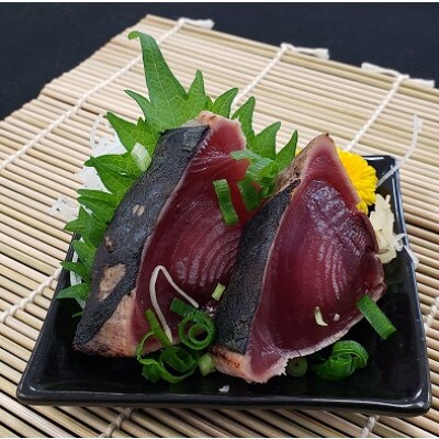 わら焼鰹たたき