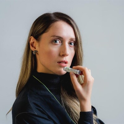 藍を使った天然化粧品ブランド「ai」ナチュラルポイントバーム(無香料)2個セット