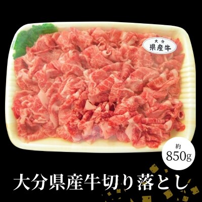 大分県産牛切り落とし 約850g_A01057