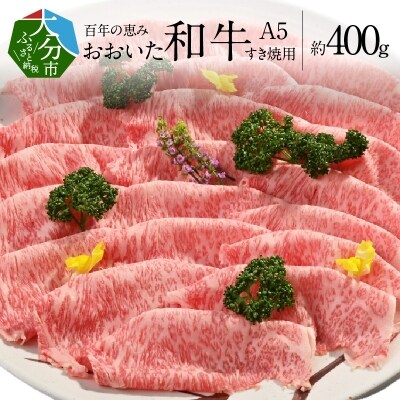 百年の恵み　おおいた和牛A5　すき焼用【厳選部位】約400g_A01099 | ふるさと納税のお礼品