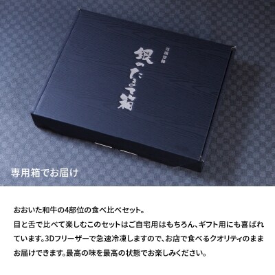 おおいた和牛100%ハンバーグセット　4個約640g_A05051