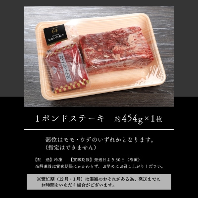 【おおいた和牛】1ポンドステーキ_A01067