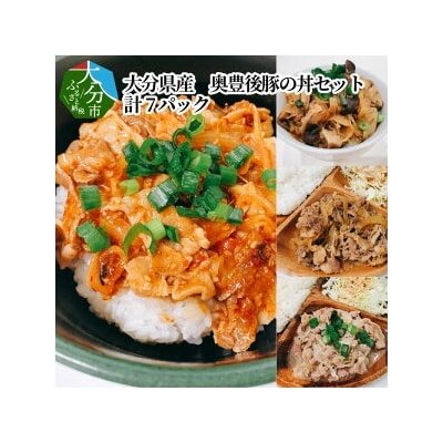 大分県産 奥豊後豚の丼セット 計7パック_A02025