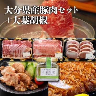大分県産豚肉セット+大葉胡椒_A02005