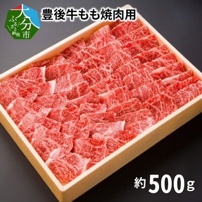 豊後牛もも焼肉用約500g_A01076