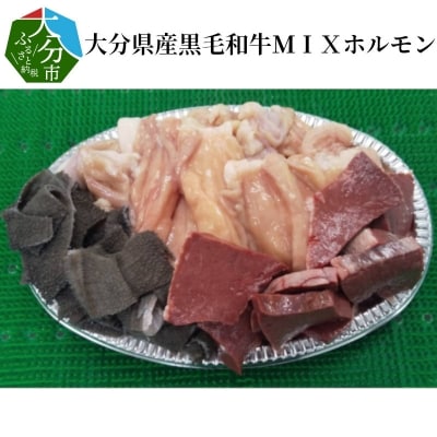 大分県産黒毛和牛MIXホルモン約400g×2パック_A01080