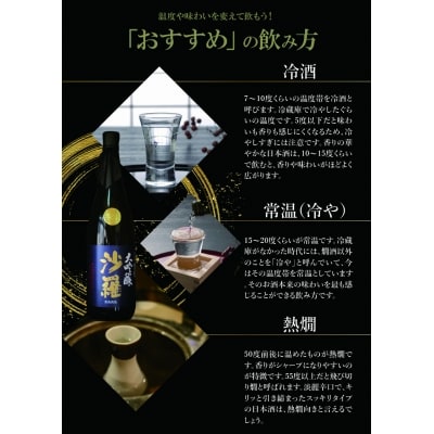 沙羅　大吟醸(1.8L)_H02007