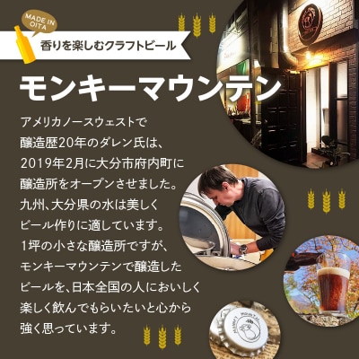 モンキーマウンテン　クラフトビール　6種飲み比べセット_H01002
