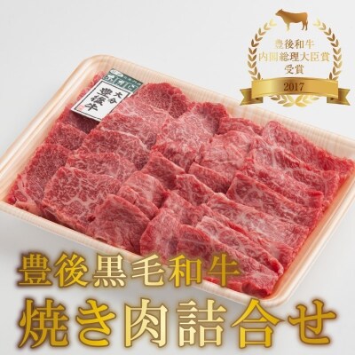 豊後黒毛和牛焼肉詰合せ約700g_A01023