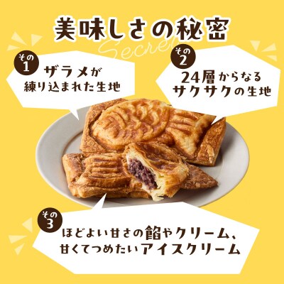 クロワッサン生地のクロボーノたい焼き(よくばりセット)_J01017