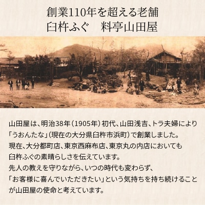 臼杵ふぐ山田や　ふぐ刺・ちり鍋セット　3人前_E05016