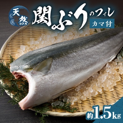 関ぶりのフィレ(カマ付) 約1.5kg_E04015