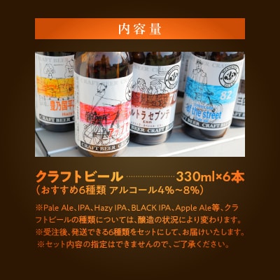 クラフトビール　飲み比べおすすめ6種セット_H01003
