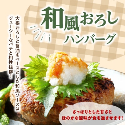 デミグラスハンバーグ・和風おろしハンバーグセット各160g×6個_A05071
