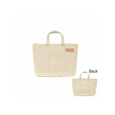 【ファスナー付きA4サイズ対応　ポケット・キーフック付きの安心トート(ホワイト)_T03045_2