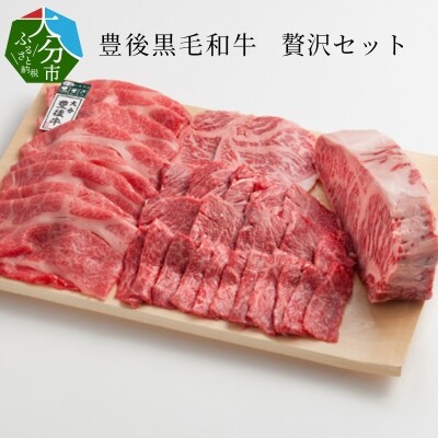 豊後黒毛和牛贅沢セット約2.6kg_A01049