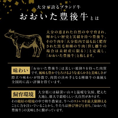 おおいた豊後牛のローストビーフ　4個セット(合計約480g)_A07002