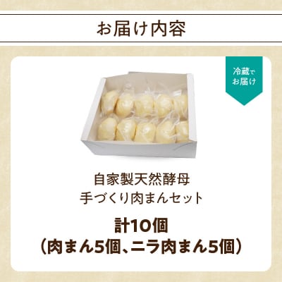 自家製天然酵母　手づくり肉まんセット_J07009