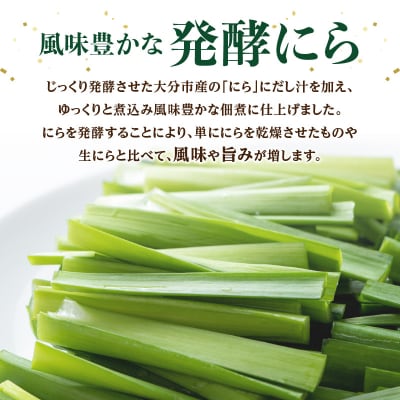 大分産ニラを使用した 発酵にら佃煮 5袋セット_K03031