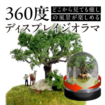 ディスプレイジオラマ 【癒しの森-動物編】_R08026