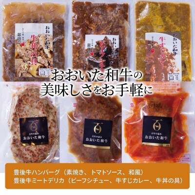 【お歳暮】大分豊後牛ハンバーグ・ミートデリカセット　約1,080g_A05052-O