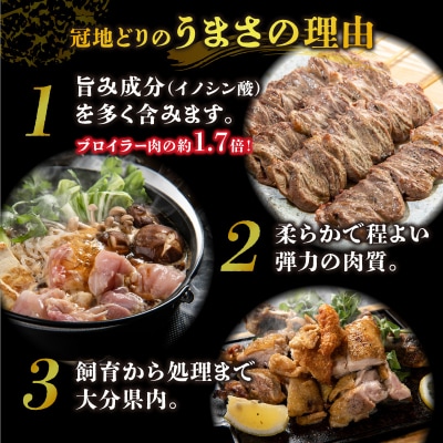 冠地どり岩塩焼きセット_A03044