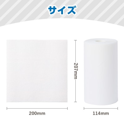 グッと吸い込むキッチンタオル100カット(6ロール×8パック)(キッチンペーパー)_R18003