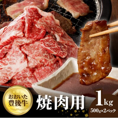 おおいた豊後牛 焼肉用 1kg_A01144