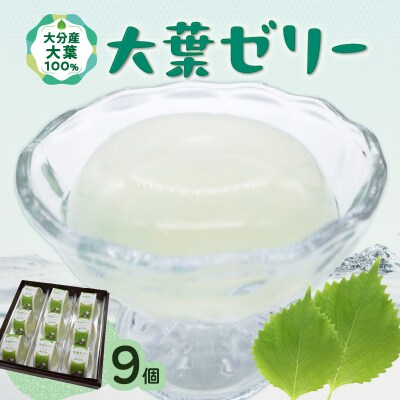 【お中元ギフト】大葉ゼリー 9個入り《7/1～8/8の期間にお届け》_J05009-S