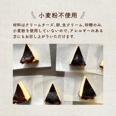 濃厚とろけるバスクチーズケーキ 小麦粉不使用_J02004