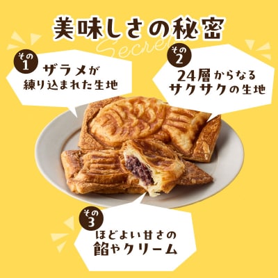 クロワッサン生地のクロボーノたい焼き(バラエティセット)A_J01011