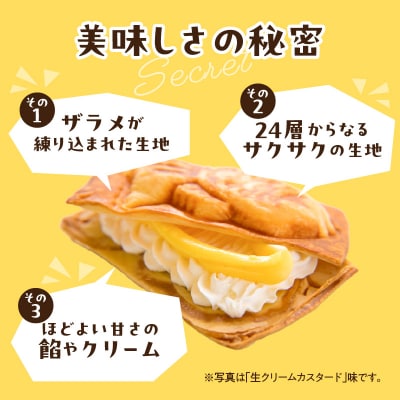 クロワッサン生地のクロボーノたい焼き(生クリームセット)A_J01013