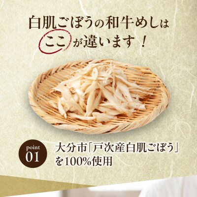 白肌ごぼうの和牛めしの素 4箱セット_K03034