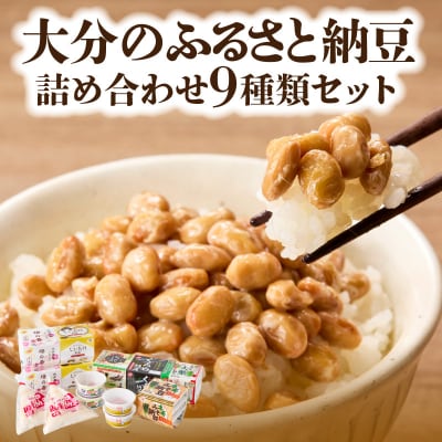 大分のふるさと納豆 詰め合わせ9種類セット_K05005